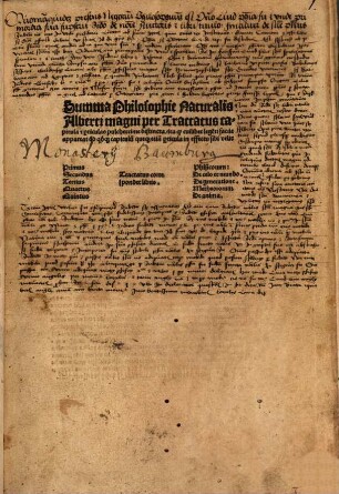 Summa philosophie naturalis