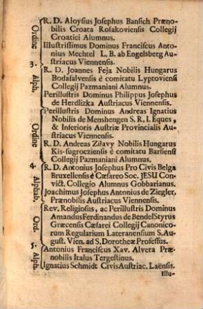 Quod Bonum Felix Faustum Fortunatumque Sit, Huic Celeberrimae, ac Antiquissimae Universitati Viennensi, Senatui Philosophico, totique Reipublicae Christianae Sub ... Wilibaldo Krieger, AA. LL. & Philosophiae ... Doctore ... Anno Christi MDCCXXVIII. Mense Aprili ... Promotore R. P. Francisco Höller, e Soc. Jesu ...
