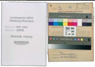 Entnazifizierung Hedwig Skischalli , geb. 09.01.1913 (Schneiderin)