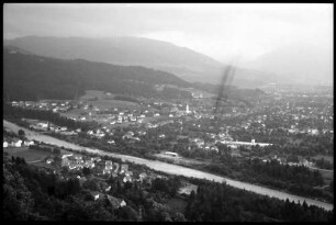 Bregenz: Aussicht gegen Bregenzer Wald