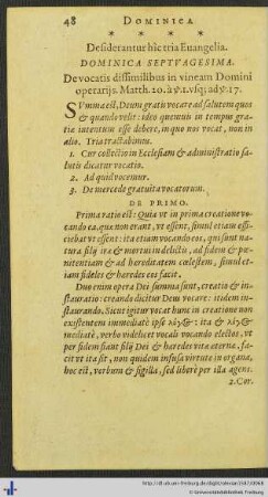 Dominica Septuagesima