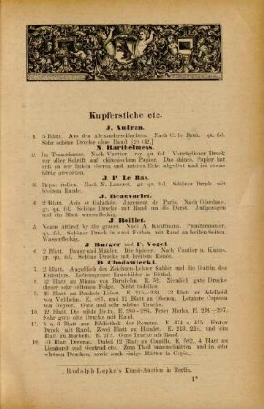 Kupferstiche etc.