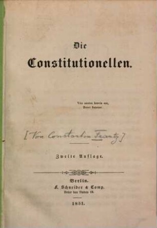 Die Constitutionellen