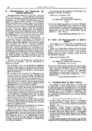 Vereinheitlichung und Neuordnung des mittleren Schulwesens : [Erziehung] ; [Für das Reich] ; [Amtliche Erlasse] ; [Amtlicher Teil]