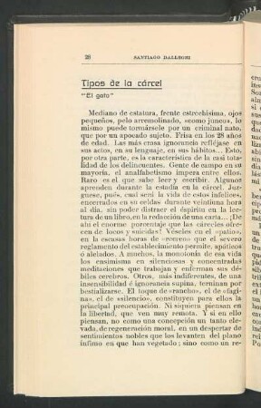 Tipos de la cárcel : "El gato"