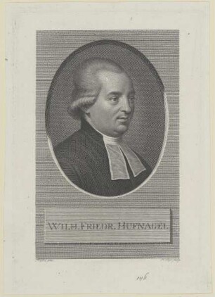 Bildnis des Wilh. Friedr. Hufnagel