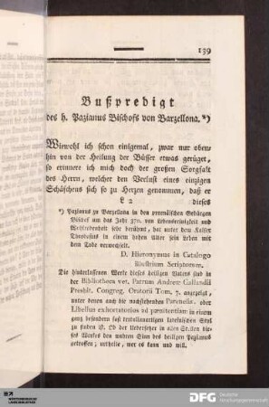 Bußpredigt [...].
