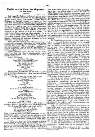 Nietzsche und die Kultur der Gegenwart (Fortsetzung)