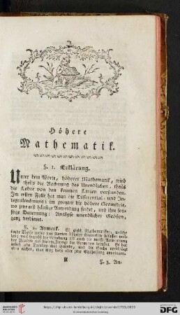 Höhere Mathematik