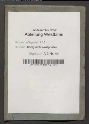 Aufhebung des Nonnenklosters Brede bei Brakel