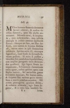 Sect. 56. [De Ecclesiæ finibus, & servandorum numero.]