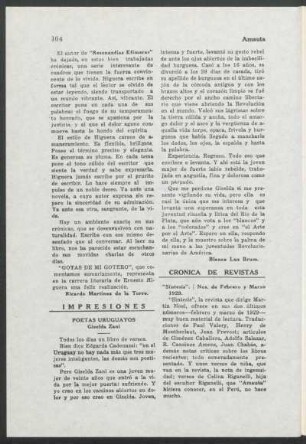 Crónica de Revistas