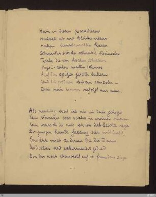 Hain in diesen paradiesen : [SW III: H14]; [SW III, S. 83/143]