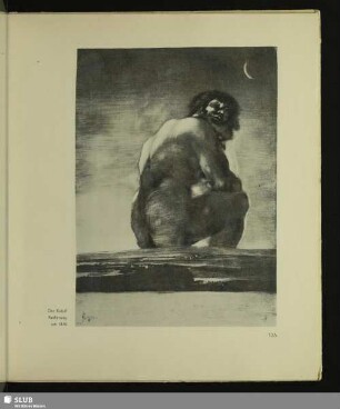Der Koloß. Radierung, um 1819