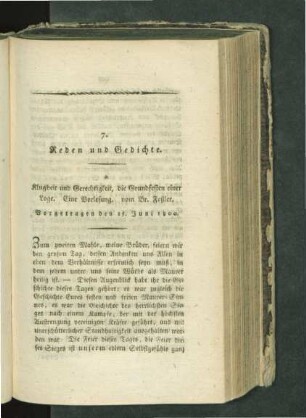7. Reden und Gedichte
