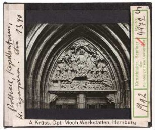 Rottweil: Kapellenturm, Westtympanon