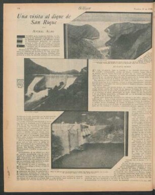 Una visita al dique de San roque