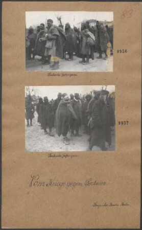 Serbische Gefangene