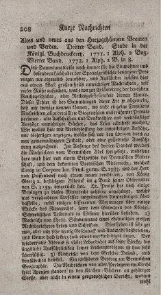 Altes und Neues aus den Herzogthümern Bremen und Verden. Bd.3.4.