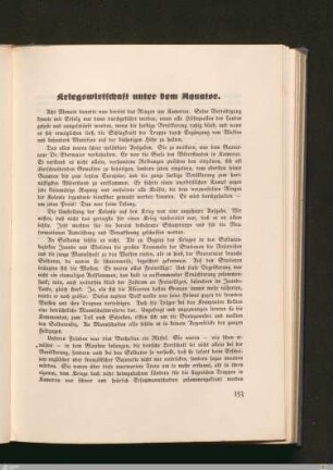 Kriegswirtschaft unter dem Äquator