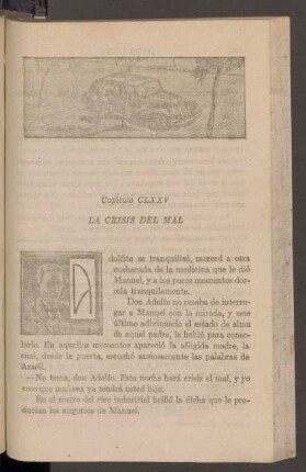 Capítulo CLXXV - La crisis del mal
