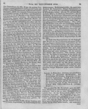 Kerndörffer, H. A.: Anleitung zur gründlichen Bildung der öffentlichen Beredsamkeit. Leipzig: Steinacker 1833
