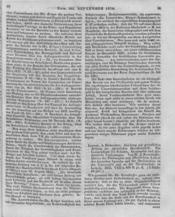 Kerndörffer, H. A.: Anleitung zur gründlichen Bildung der öffentlichen Beredsamkeit. Leipzig: Steinacker 1833