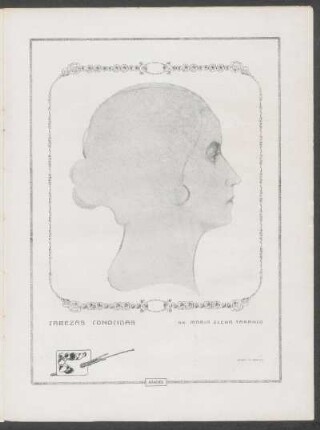 Cabezas conocidas : Sta. María Elena Taranco (Lápiz de Martín) - [Ilusración]