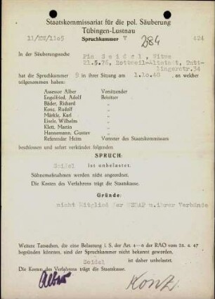 Seidel, Pia