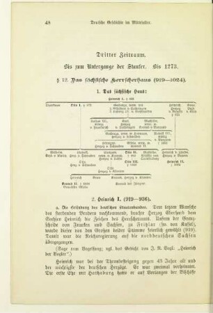 Dritter Zeitraum. Bis zum Untergange der Staufer. Bis 1273