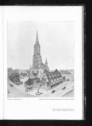 Wettbewerb Münsterplatz Ulm. Entwurf.