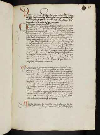 41r-47r Dubium et informatio in causa de praebendis