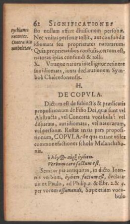H. De Copula.