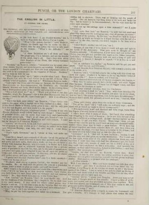 The English in little. By General Tom Thumb