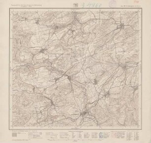 7718 (alte Nr.: 131) Geislingen a. Riedbach, Topographische Karte des Königreichs Württemberg im Maßstabe 1:25000