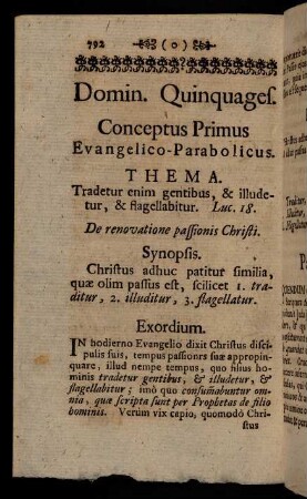 792-806, Conceptus Primus Evangelico-Parabolicus. - Conceptus Tertius Symbolico-Allegoricus
