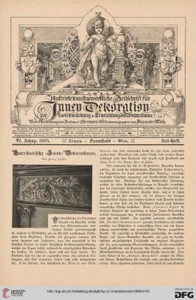 Amerikanische Innen-Dekoration, [1]