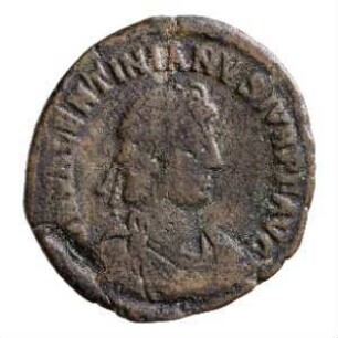 Münze, Aes 2, 9. August 378 - 25. August 383 n. Chr.
