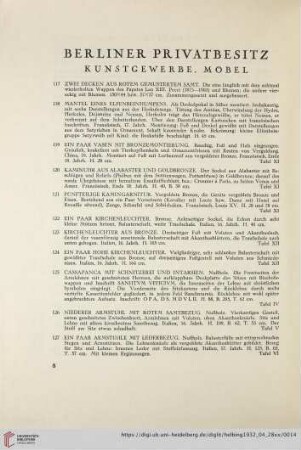 Berliner Privatbesitz (Nr. 117-244)
