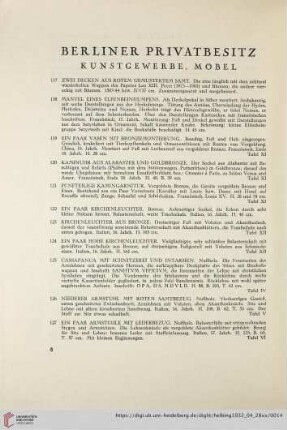 Berliner Privatbesitz (Nr. 117-244)