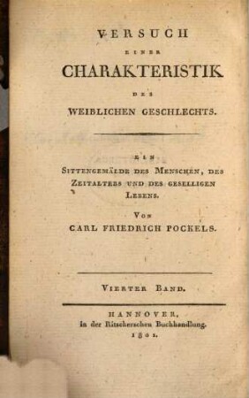 Charaktergemälde des Alters