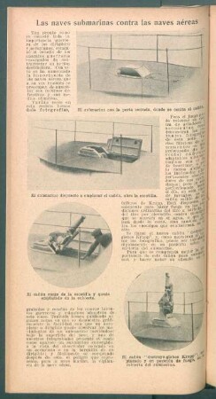 Las naves submarinas contra las naves aéreas