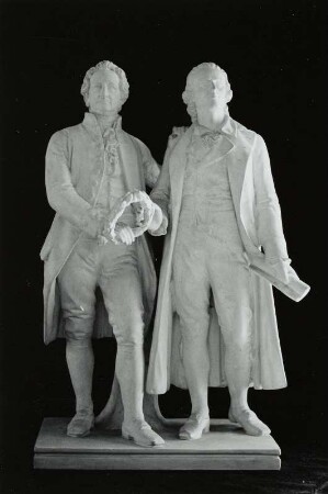 Entwurf zum Goethe-Schiller-Denkmal für Weimar