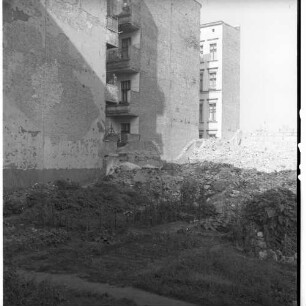 Negativ: Gelände, Kurfürstenstraße 114, 1951