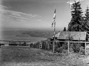 Bodensee : Blick vom Pfänder zum Bodensee und nach Lindau.
