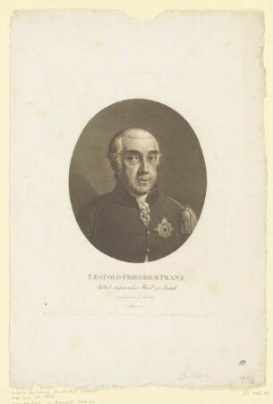 Bildnis des Leopold Friedrich Franz