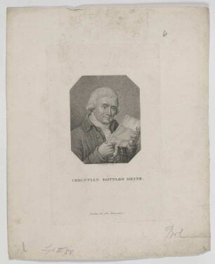 Bildnis des Christian Gottlob Heyne