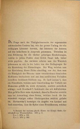 Die Athmung des Frosches in ihrer Beziehung zu den Ernährungsverhältnissen der medulla oblongata : Inaug.-Diss.