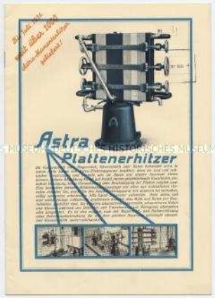 Astra Plattenerhitzer
