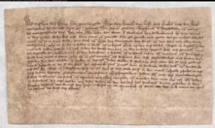 Herzog Wenzel von Lothringen und Brabant bewilligt den Übertrag der Lande Ravenstein, Herpen und Uden seitens Walraf von Valkenburg, Herr von Born und Sittard, an seinen Bruder Reinald von Valkenburg. Gegeven 1377 twe dage in de maent van April na costumen des hoefs van Cameric. Siegel ab.